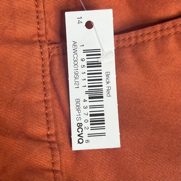 Amazon Essentials Shorts Womens Size 14 Brick Red New - Picture 7 of 8